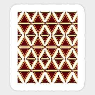 Geometric triangle Seamless Pattern Sticker